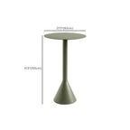 Industrial Green Metal Dining & Bar Table – Square and Round Outdoor Pedestal Tables Dimensions