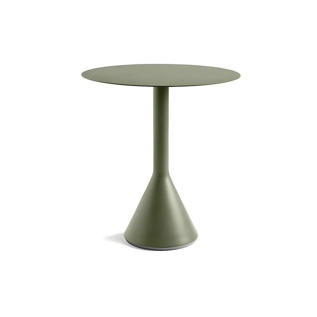 Industrial Green Metal Dining & Bar Table – Square and Round Outdoor Pedestal Tables