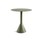 Industrial Green Metal Dining & Bar Table – Square and Round Outdoor Pedestal Tables