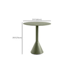 Industrial Green Metal Dining & Bar Table – Square and Round Outdoor Pedestal Tables Dimensions