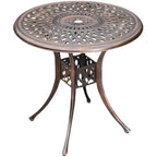 Industrial Metal & Ceramic Outdoor Side and Coffee Tables