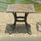Industrial Metal & Ceramic Outdoor Side and Coffee Tables