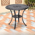 Industrial Metal & Ceramic Outdoor Side and Coffee Tables