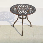 Industrial Metal & Ceramic Outdoor Side and Coffee Tables