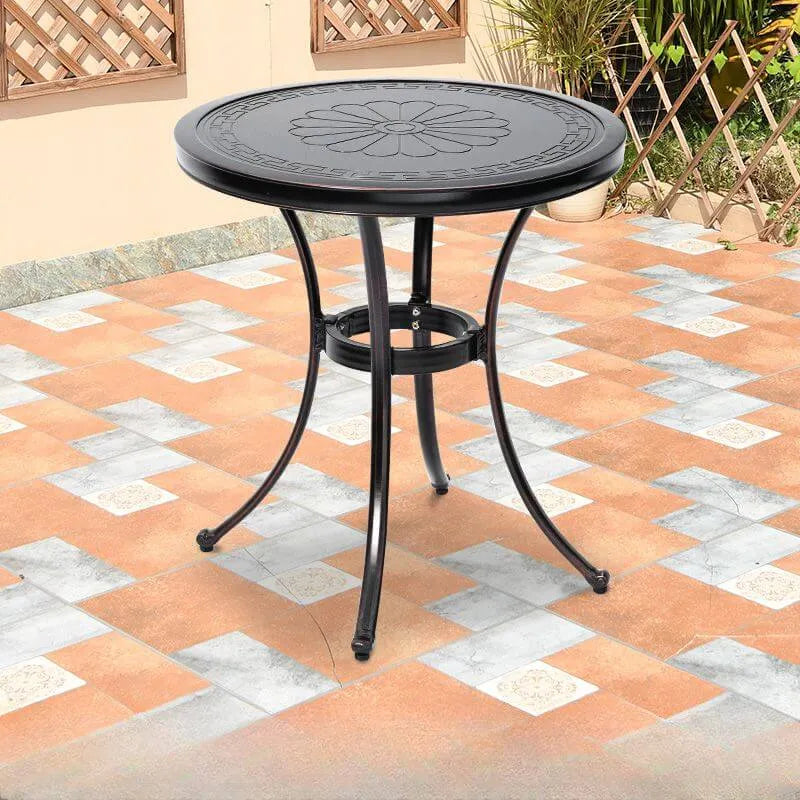 Industrial Metal & Ceramic Outdoor Side and Coffee Tables