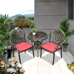 Industrial Metal & Ceramic Outdoor Side and Coffee Tables