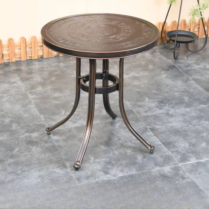 Industrial Metal & Ceramic Outdoor Side and Coffee Tables