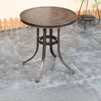 Industrial Metal & Ceramic Outdoor Side and Coffee Tables