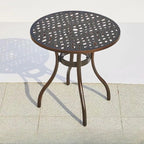Industrial Metal & Ceramic Outdoor Side and Coffee Tables
