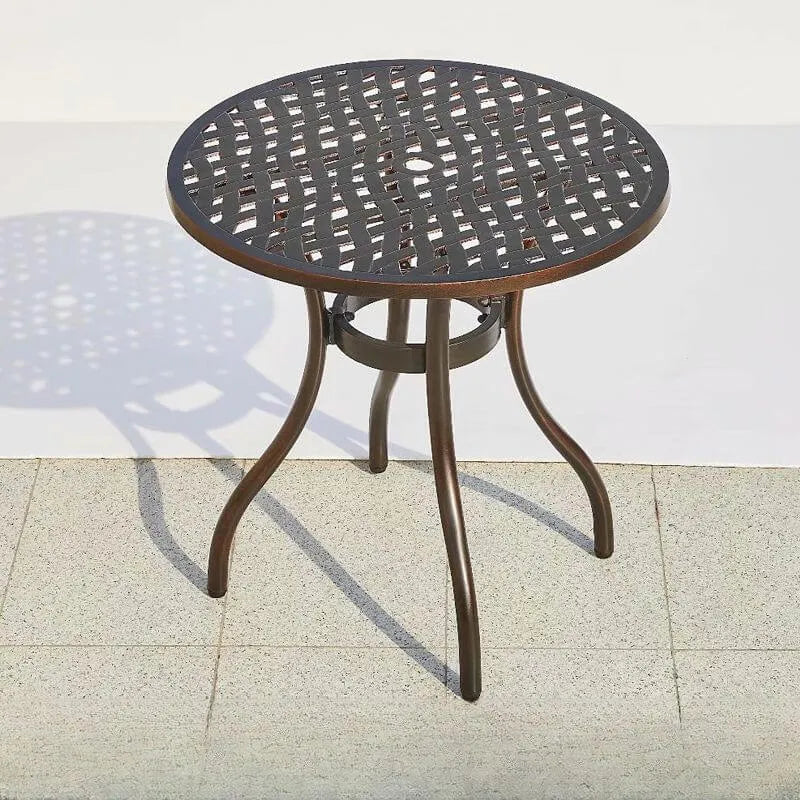 Industrial Metal & Ceramic Outdoor Side and Coffee Tables