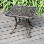 Industrial Metal & Ceramic Outdoor Side and Coffee Tables