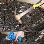 Industrial Metal & Ceramic Outdoor Side and Coffee Tables