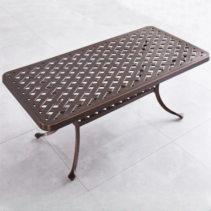 Industrial Metal & Ceramic Outdoor Side and Coffee Tables