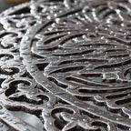 Industrial Metal & Ceramic Outdoor Side and Coffee Tables