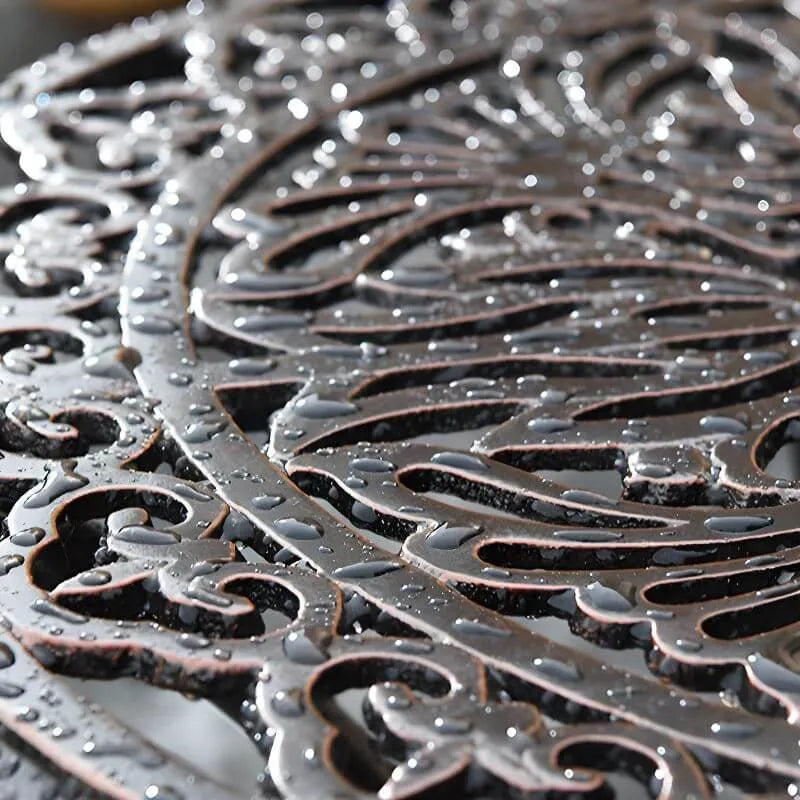 Industrial Metal & Ceramic Outdoor Side and Coffee Tables