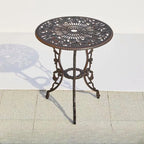 Industrial Metal & Ceramic Outdoor Side and Coffee Tables