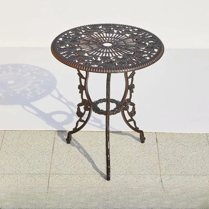 Industrial Metal & Ceramic Outdoor Side and Coffee Tables