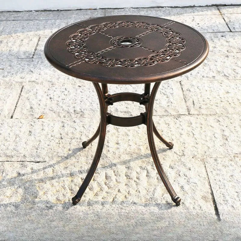 Industrial Metal & Ceramic Outdoor Side and Coffee Tables