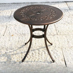 Industrial Metal & Ceramic Outdoor Side and Coffee Tables