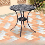 Industrial Metal & Ceramic Outdoor Side and Coffee Tables