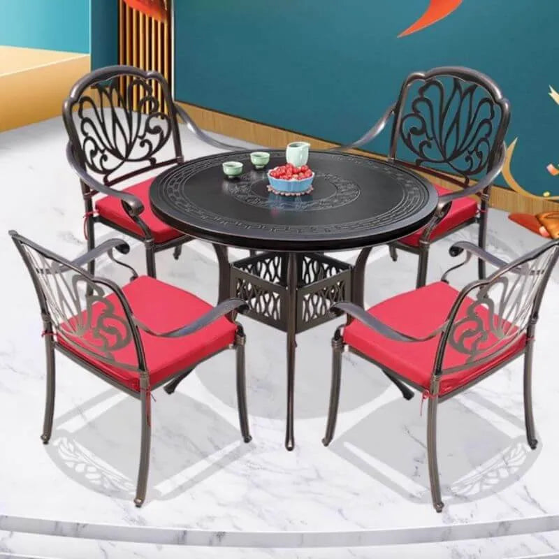 Industrial Metal & Ceramic Outdoor Side and Coffee Tables Main Product Image Main image