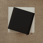 Italian Cream Modern End Table With Two Drawers