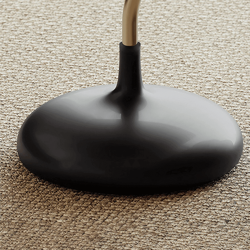 Italian Cream Modern End Table With Two Drawers