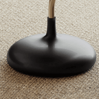 Italian Cream Modern End Table With Two Drawers