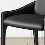 Italian Minimalist Dining Chair Series with Floating Back and Sleek Frame