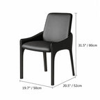 Italian Minimalist Dining Chair Series with Floating Back and Sleek Frame
