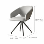 Italian Minimalist Dining Chair Series with Woven Back and Dual Base Options