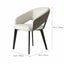 Italian Minimalist Dining Chair Series with Woven Back and Dual Base Options