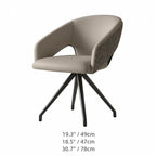 Italian Minimalist Dining Chair Series with Woven Back and Dual Base Options
