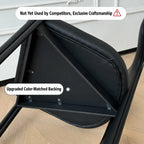 Italian Minimalist Dining Chair Series with Wrapped Leather and Sculpted Wood Frame