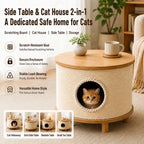 Japandi Multifunctional Pet-Friendly Coffee Table Nightstand Side Table Main Product Image