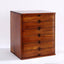 Japandi Wood Desktop Filing Cabinet With Drawers and Shelf