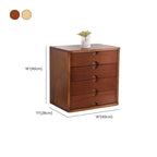 Japandi Wood Desktop Filing Cabinet With Drawers and Shelf Dimensions
