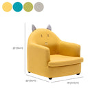 Kids' Cotton Upholstered Animal Club Chair – Low-Profile Playroom Seating Dimensions