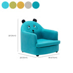 Kids' Cotton Upholstered Animal Club Chair – Low-Profile Playroom Seating Dimensions