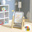 Kids' Foldable Writing Desk with Chair – Plastic, Waterproof & Storage