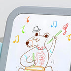 Kids' Foldable Writing Desk with Chair – Plastic, Waterproof & Storage