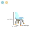 Kids' Foldable Writing Desk with Chair – Plastic, Waterproof & Storage Dimensions