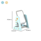 Kids' Foldable Writing Desk with Chair – Plastic, Waterproof & Storage Dimensions