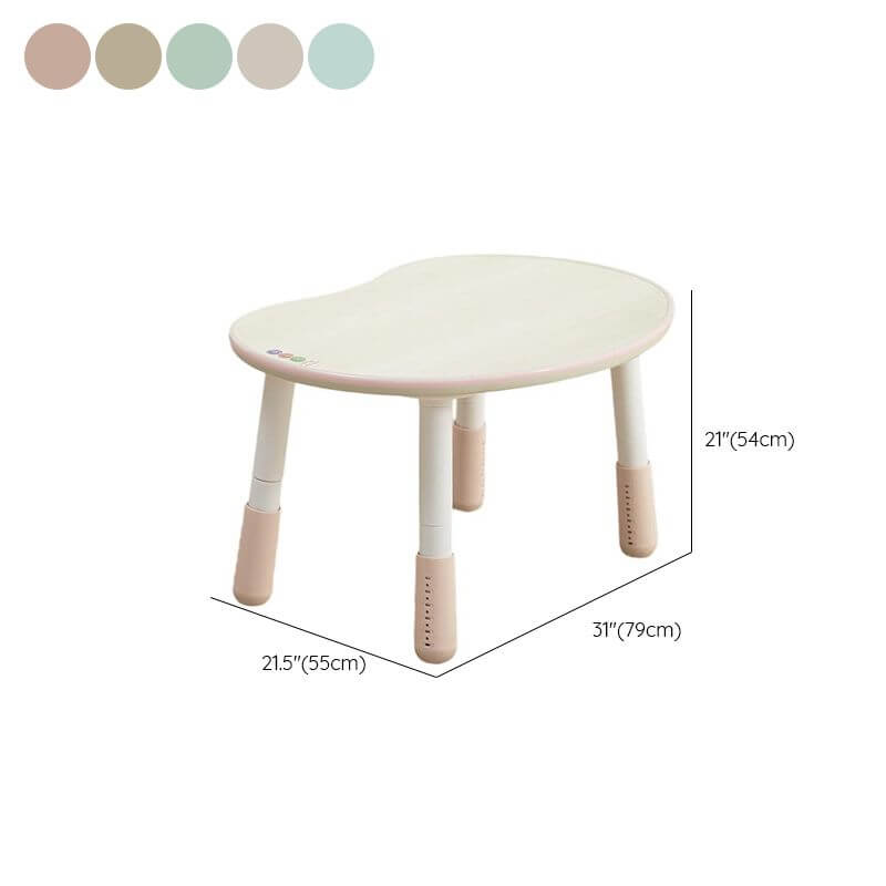 Kids Play Table - Adjustable Height, Modern Design Dimensions