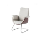 Leather Office Chair Series with Sculpted Arms, High-Back and Swivel Options