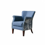 Leopard Jacquard Wingback Accent Chair Series with Woven Texture