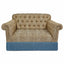 Leopard Velvet Tassel Sofa Series with Tufted Back and Lounge Arms