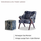 Light Luxury Tiger Upholstered Lounge Chair Series With Wraparound Silhouette