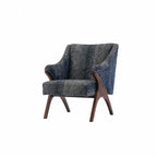 Light Luxury Tiger Upholstered Lounge Chair Series With Wraparound Silhouette