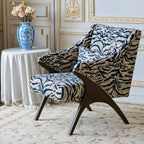 Light Luxury Tiger Upholstered Lounge Chair Series With Wraparound Silhouette Main Product Image